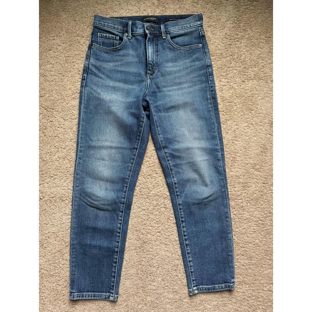 Banana Republic High Rise Straight Jeans Denim Faded Blue Medium Wash Womens 27
